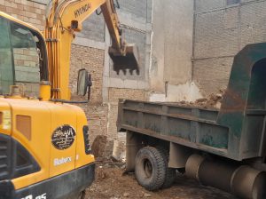 خاک برداری و حمل نخاله و مصالح ساختمانی در تهران